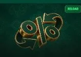 Gold percent sign artwork for the weekly cashback offer