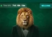 Lion in a suit artwork for the Richard Casino welcome pack